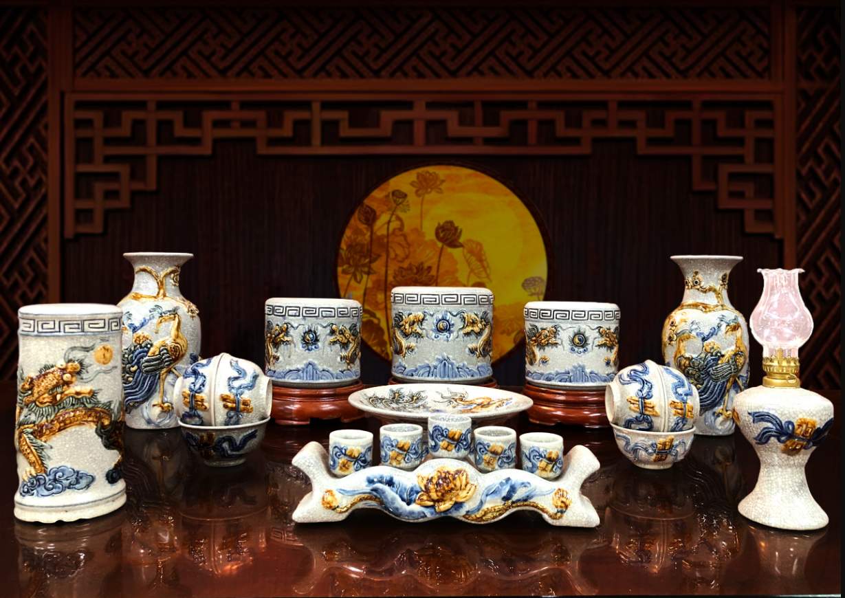 Đồ thờ men rạn nào đẹp nhất hiện nay